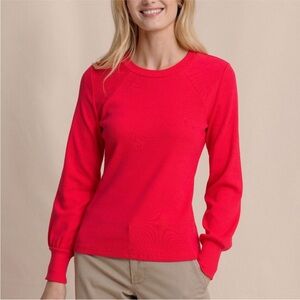 Southern Tide Molley Long Sleeve Rib Crewneck